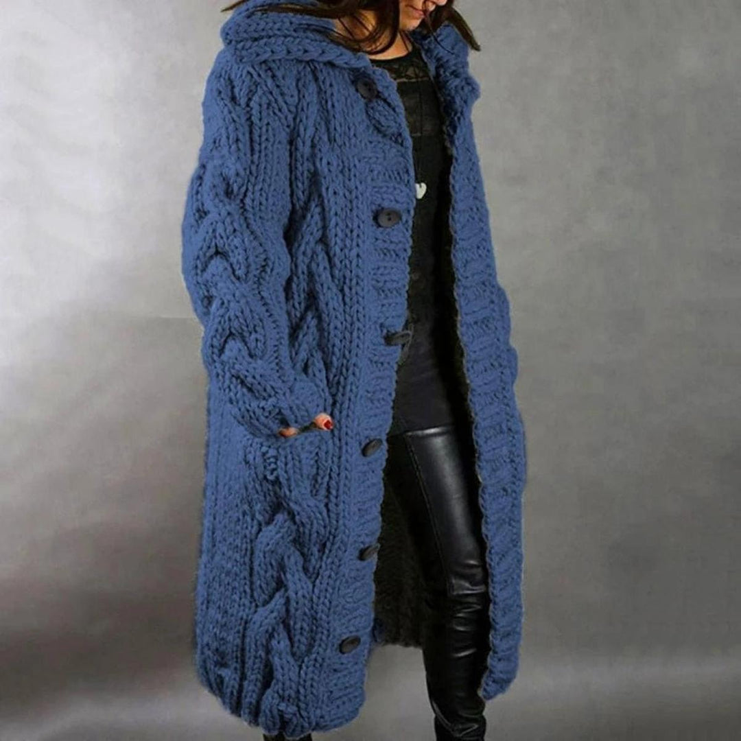 Damen-Strickmantel