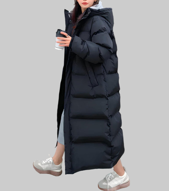 Damen-Langer wasser- und winddichter Parka
