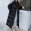 Langer Winterparka für Damen