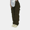 Hoch taillierte Cargohose für Damen
