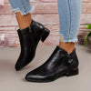 Damen-Stiefeletten mit niedrigem Absatz