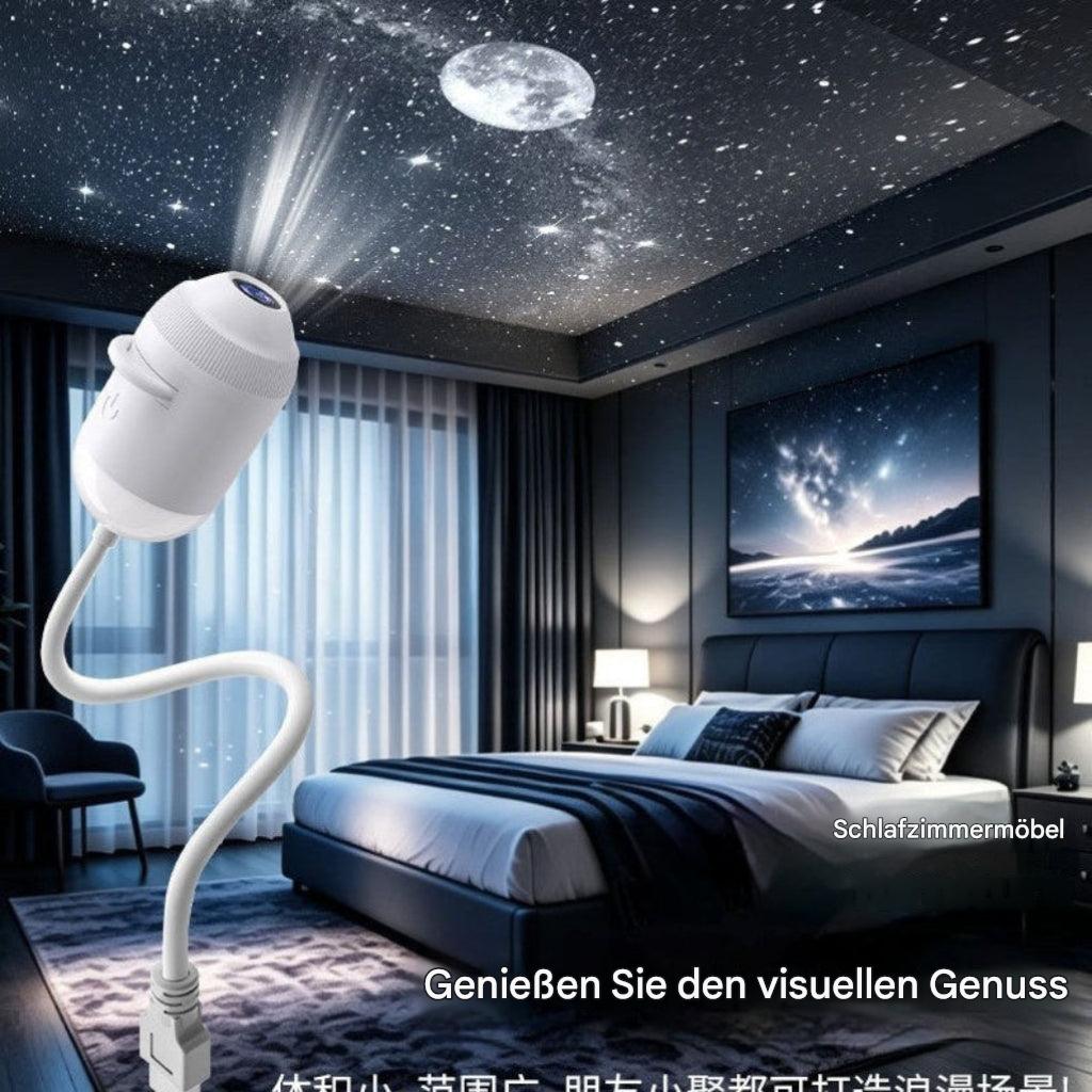 Galaxie Sternenlicht Projektor mit stimmungsvoller Deckenprojektion