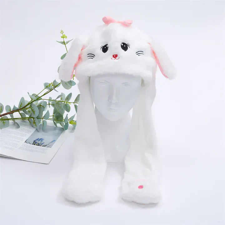 Bounce Bunny – Niedliche Mütze mit beweglichen Ohren für Spaß und Wärme