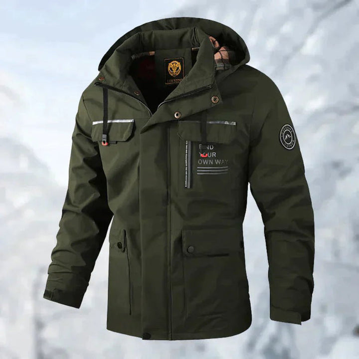 Cael – Wind- und wasserabweisende Herrenjacke mit Kapuze