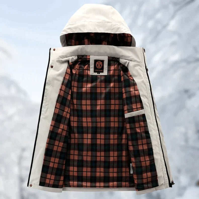 Cael – Wind- und wasserabweisende Herrenjacke mit Kapuze