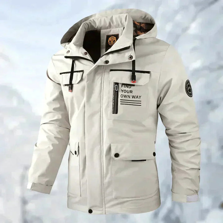 Cael – Wind- und wasserabweisende Herrenjacke mit Kapuze