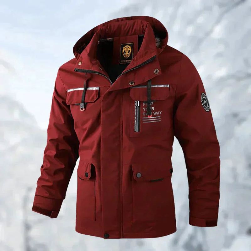 Cael – Wind- und wasserabweisende Herrenjacke mit Kapuze