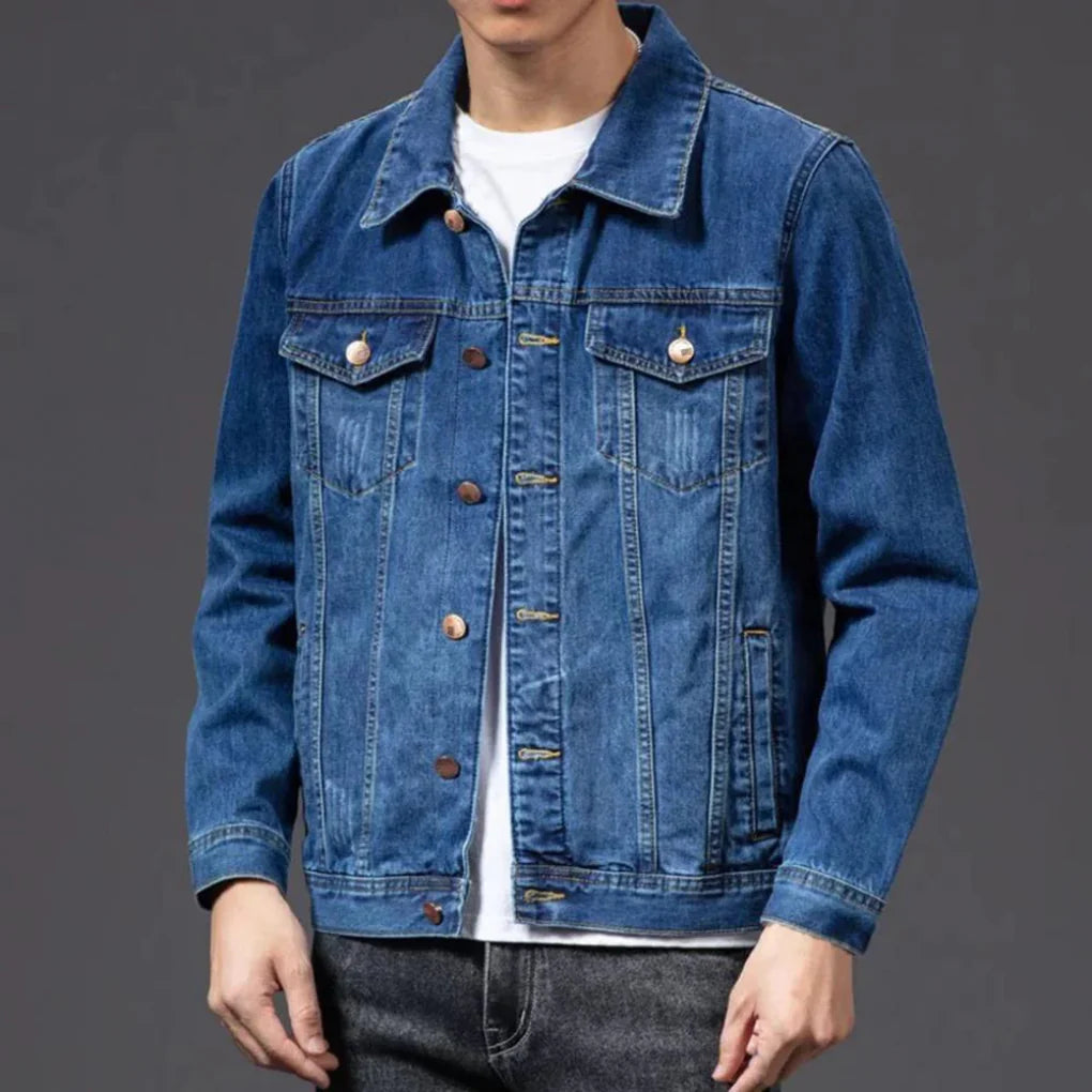 Klassische Herren-Jeansjacke