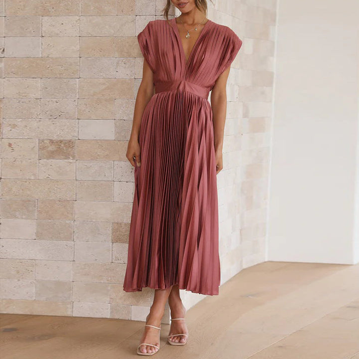 Elegantes Damenkleid mit V-Ausschnitt