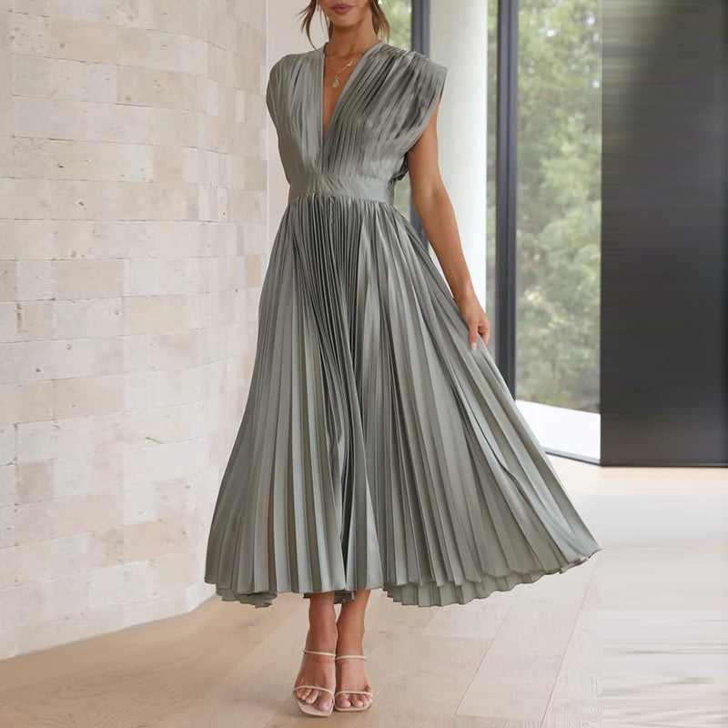Elegantes Damenkleid mit V-Ausschnitt