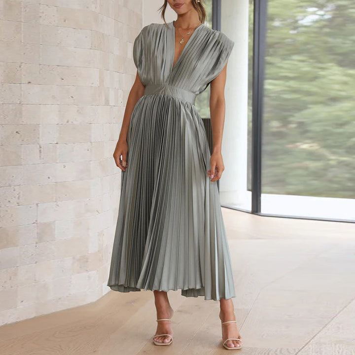 Elegantes Damenkleid mit V-Ausschnitt