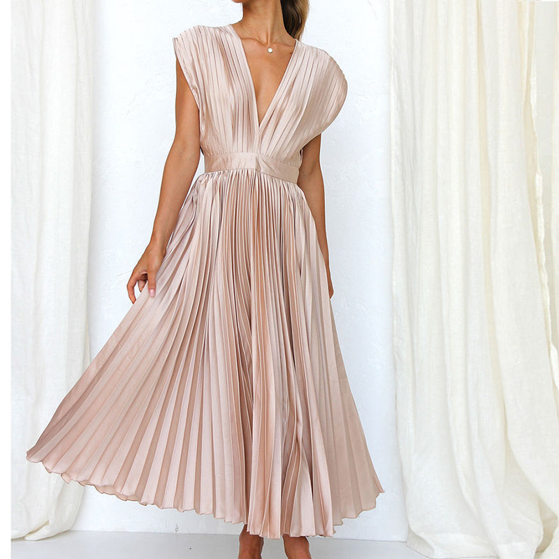 Elegantes Damenkleid mit V-Ausschnitt