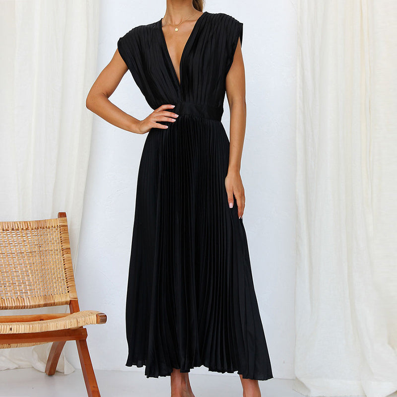 Elegantes Damenkleid mit V-Ausschnitt