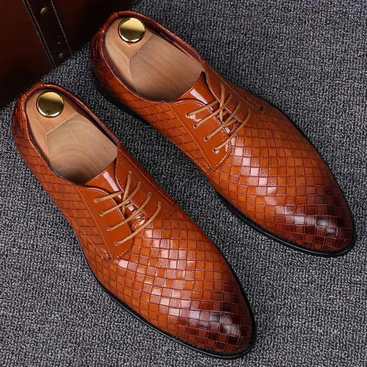 Schnürschuhe aus Leder für Herren