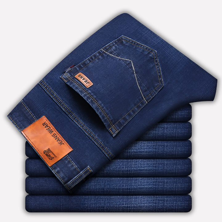 Straight-Leg-Jeans für Herren – strapazierfähiger Denim