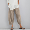 Elegante Satin-Hose mit weitem Bein