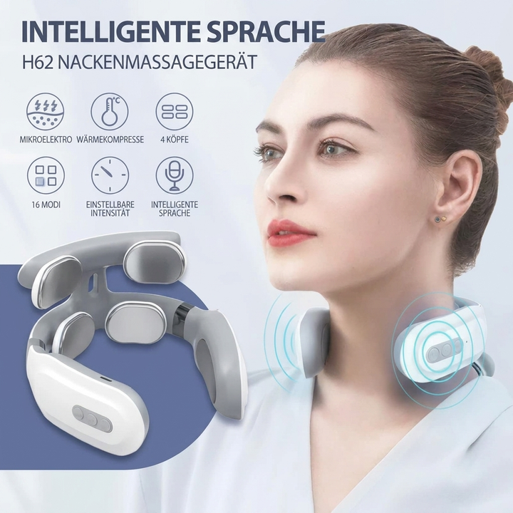 Multifunktionales 4‑in‑1 Nackenmassagegerät