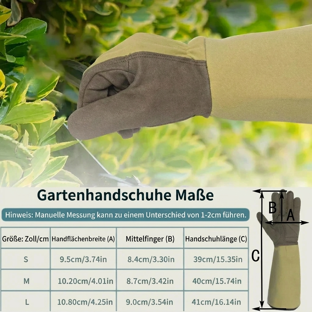 Dornenfeste Handschuhe für Garten & Rosen