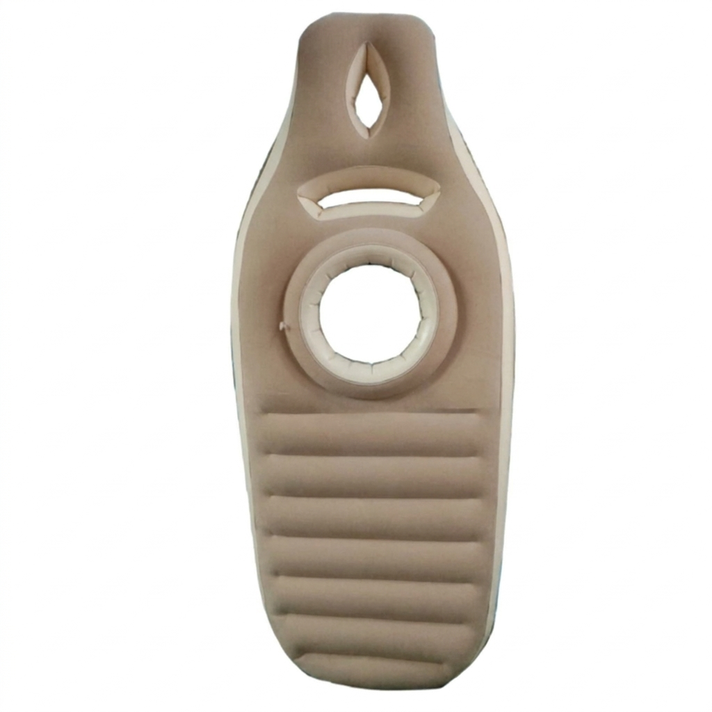 Ergonomische Aufblasmatratze für Schwangere