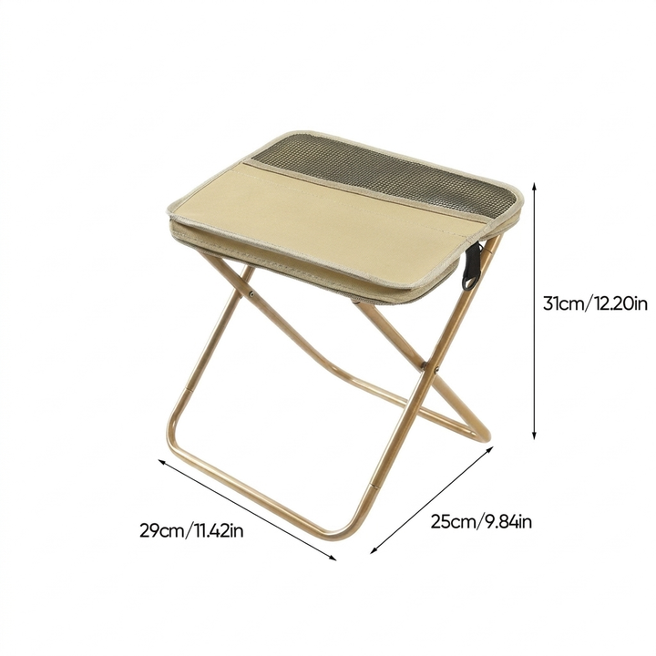 Kompakter Rucksack‑Hocker