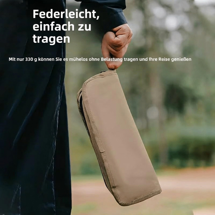 Kompakter Rucksack‑Hocker