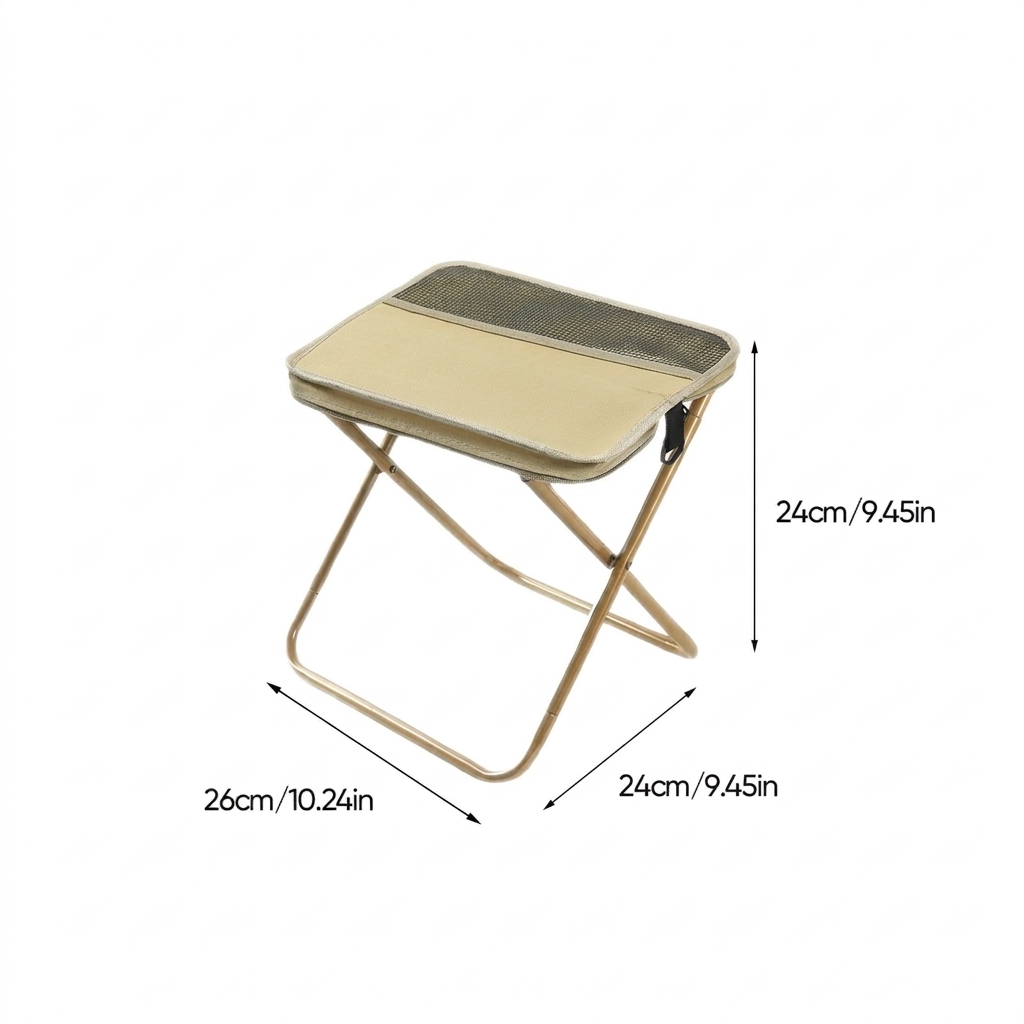 Kompakter Rucksack‑Hocker