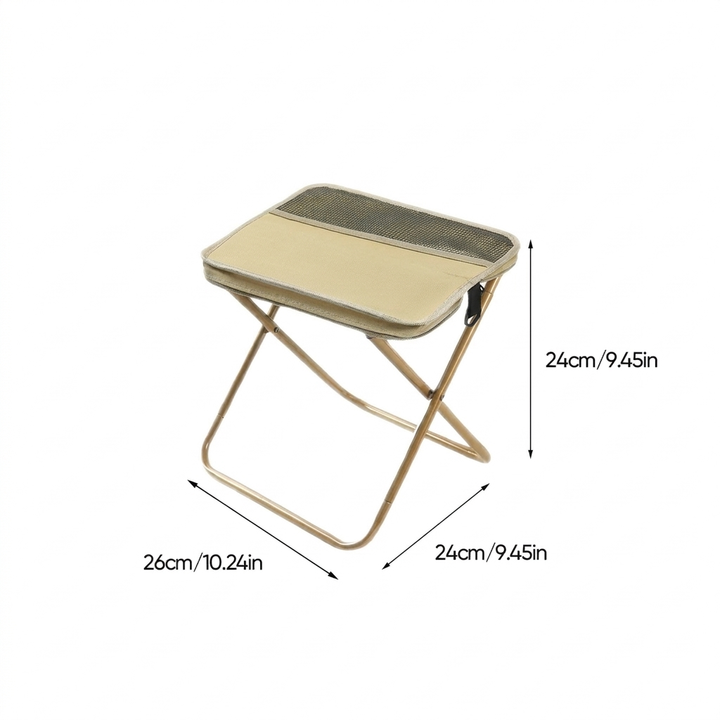 Kompakter Rucksack‑Hocker