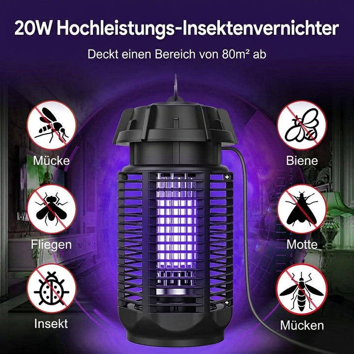 Elektrischer Insektenvernichter mit 20W UV-Licht und 4200V Netz