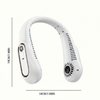 Tragbarer USB-Nackenventilator mit flexibler 360°