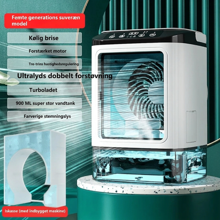 Desktop Mini Luftkühler mit Wasserdampf und Einstellbarer Kühlung