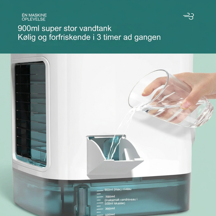 Desktop Mini Luftkühler mit Wasserdampf und Einstellbarer Kühlung