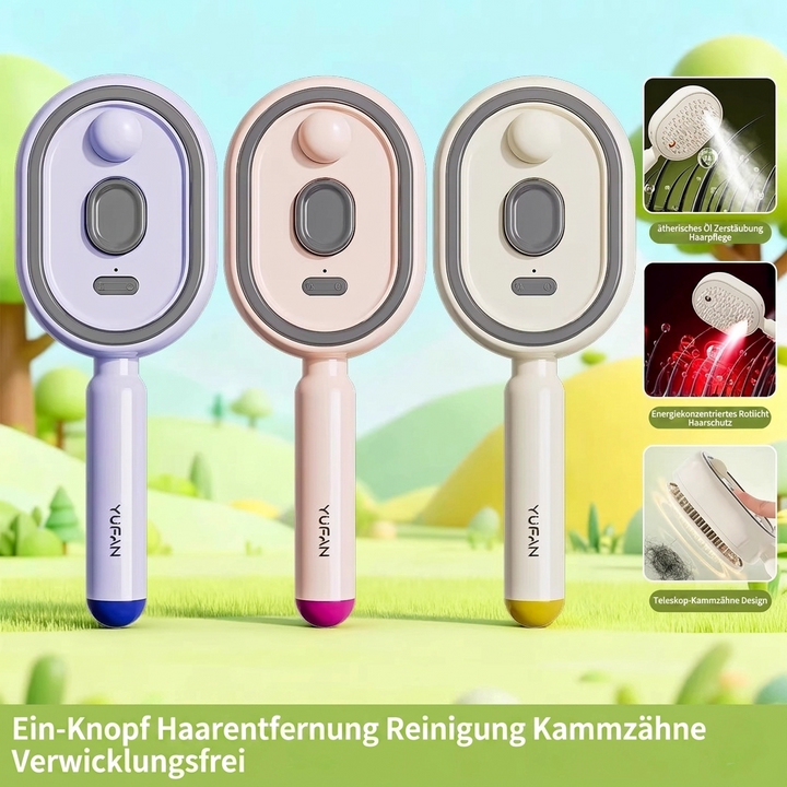 Intelligente Airbag-Massage-Haarbürste mit ätherischem Öl-Spray