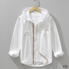Moderne Hemdjacke mit langen Ärmeln für Herren