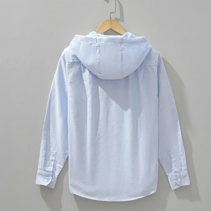 Moderne Hemdjacke mit langen Ärmeln für Herren