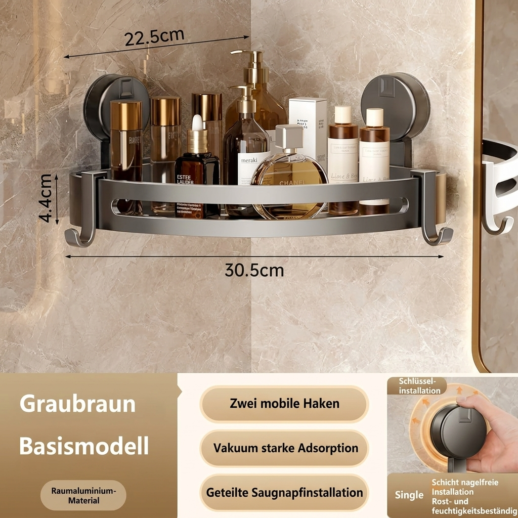 Vielseitiges Dusch Regal