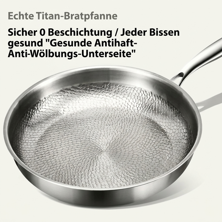 Premium-Bratpfanne aus Titanlegierung