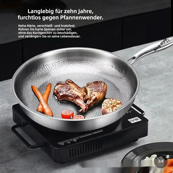 Premium-Bratpfanne aus Titanlegierung