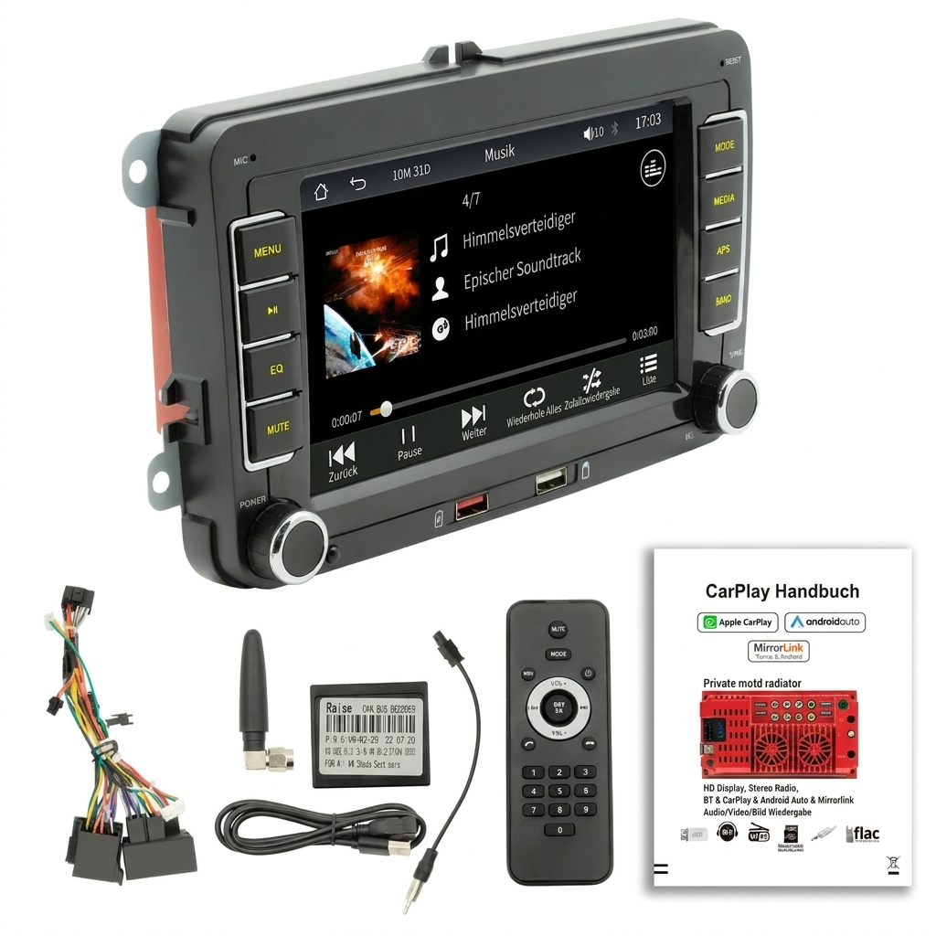 7-Zoll-HD-Touchscreen-Bluetooth-Auto-MP5-Player