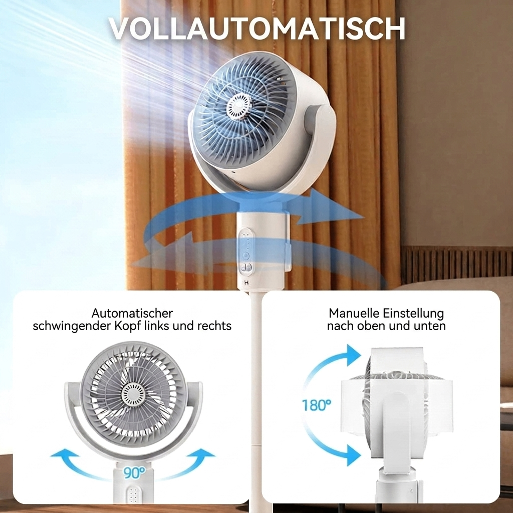 Leiser Standventilator – Fernbedienung Oszillation