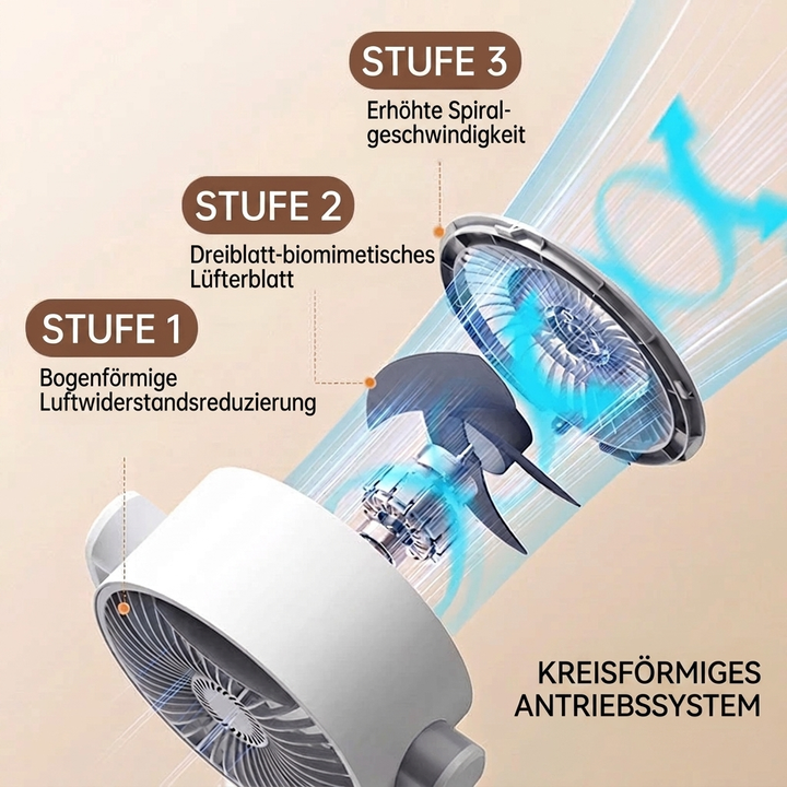 Leiser Standventilator – Fernbedienung Oszillation