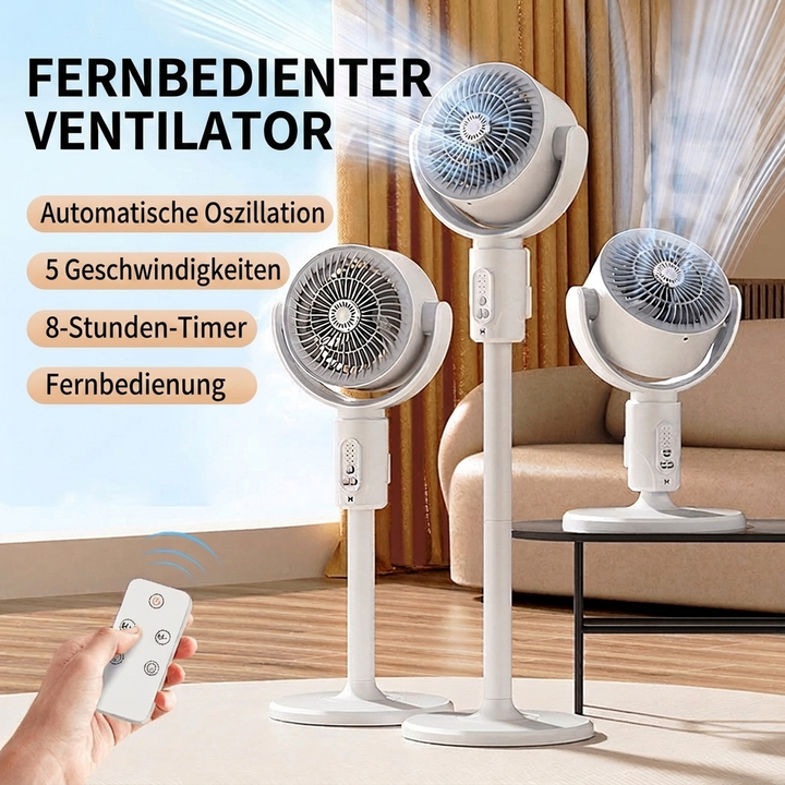 Leiser Standventilator – Fernbedienung Oszillation