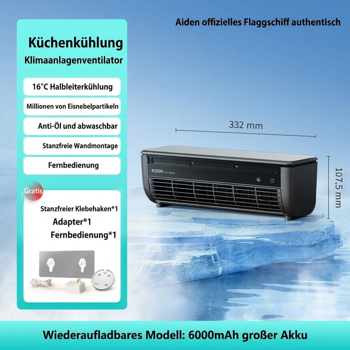 Moderne kompakte Wandklimaanlage