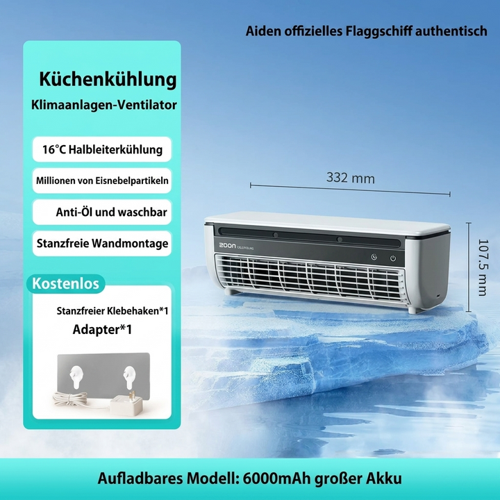 Moderne kompakte Wandklimaanlage