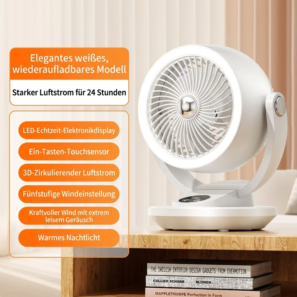 Leiser Hochleistungs-Luftzirkulationsventilator