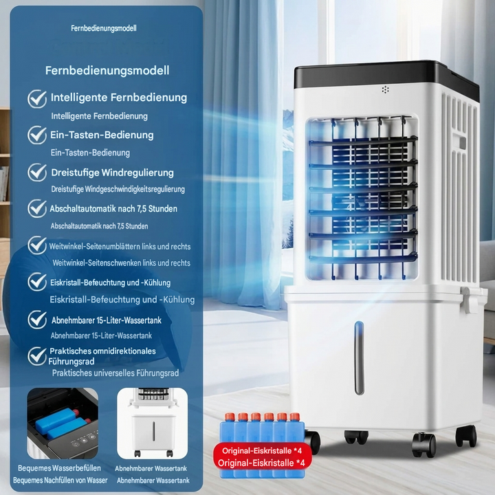 Tragbarer Mini-Schreibtischventilator mit Oszillation