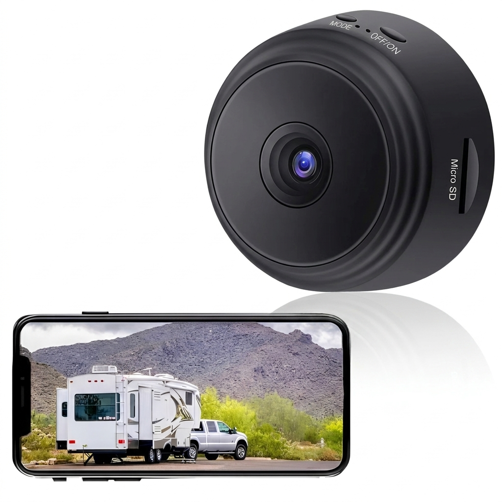 Drahtlose HD-Rückfahrkamera für Wohnwagen, Lkw und Anhänger