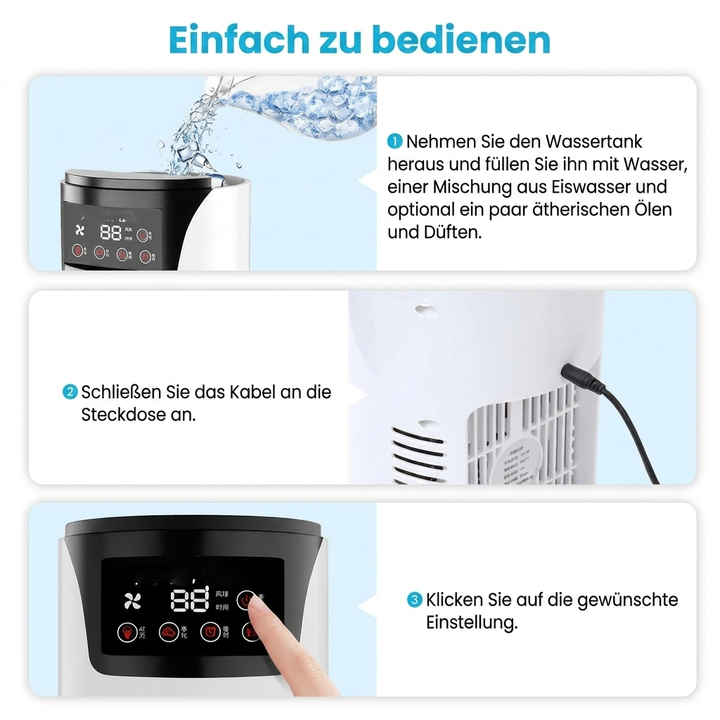 Tragbarer USB Mini-Luftkühler