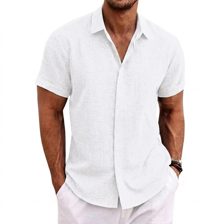 Herren Lockeres Kurzarm-T-Shirt