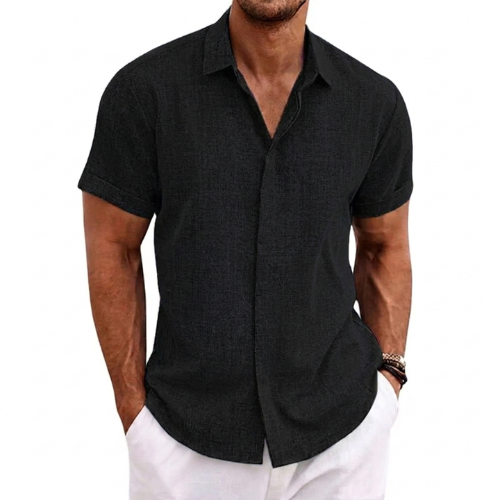 Herren Lockeres Kurzarm-T-Shirt