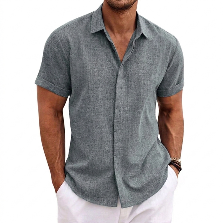 Herren Lockeres Kurzarm-T-Shirt